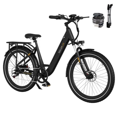 Produktbild von RCB G6 E-Bike 27.5" – Elektrofahrrad für Erwachsene, 36V 13Ah Akku, 25 km/h, App/NFC,35–60 km Reichweite,Scheibenbremsen, sperrbare Federung