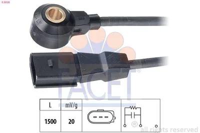 Produktbild von FACET Klopfsensor 9.3038 für VW PASSAT Variant (3B6) 1500mm