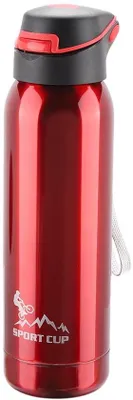 Obrázek produktu pro Izolovaná sportovní láhev o objemu 500 ml - Termoláhev s izolací - Široký otvor - Nerezová ocelová láhev s termoizolací