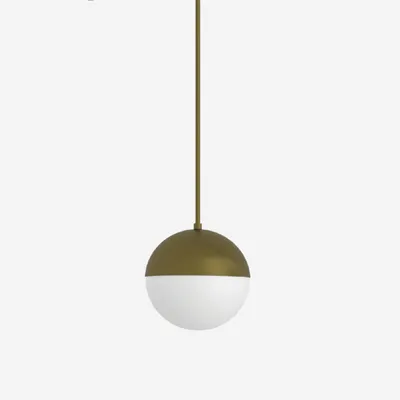 Produktbild von LUCIS Pendelleuchte SEMILUNA 1x40(30)W E14 Glas bronze opal ZT.11.S150.73