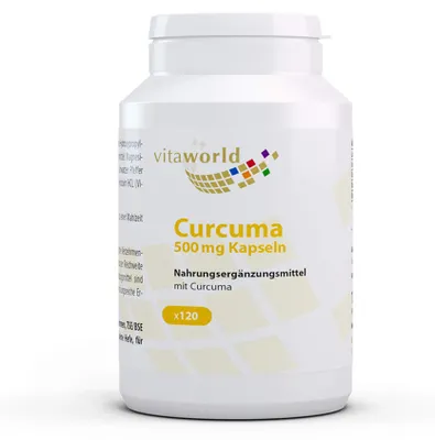 Produktbild von vitaworld Curcuma 500 mg Kapseln, 120 St. Kapseln