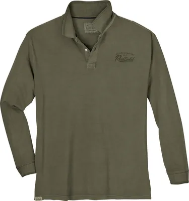 Produktbild von Redfield Übergrößen Langarm-Polo Vintage khaki