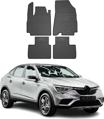 Immagine prodotto di 2019-2025 Renault Arkana tappetini in gomma nera 4 pz