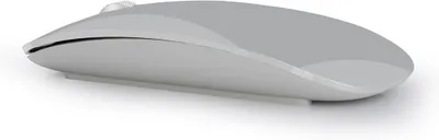 Zdjęcie produktu dla Mysz bezprzewodowa - Ergonomiczna mysz - Praca w podróży - Potrójne połączenie - Ładowanie przez USB-C - Szara