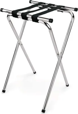 Produktbild von 5x Tablettablage, 39 x 46,5 x 82 cm, verchromt, Nylon