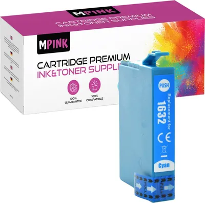 Produktbild von Druckerpatronen für Epson T1632 Cyan WF-2010W 2500 2510WF 2520NF 2650DWF Series