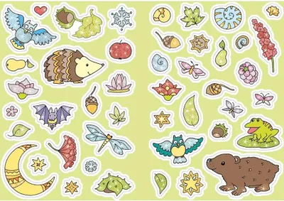 Produktbild von Glitzer-Sticker Malbuch. Magische Tiere