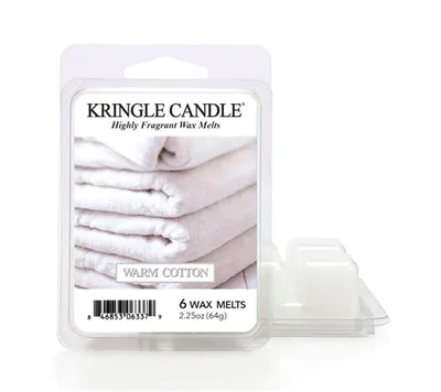 Produktbild von Kringle Candle Duftkerze Wachsmelts 6 Stück Warm Baumwolle