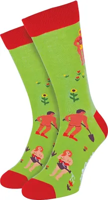 Produktbild von Damen Garten Socken in Baumwolle | Soctopus | Neuheit Lustig Geschenk Socken