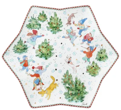 Sternschale 34 cm – Weihnachtskollektion 2025 – Porzellan