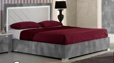 Produktbild von Designer Polsterbett Bett Betten Holzbett Doppelbett Ehebett Designerbett NEU