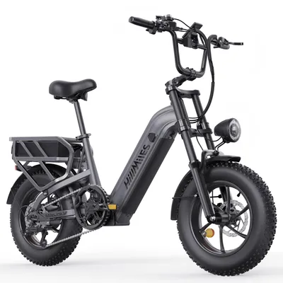 Produktbild von HillMiles MileLink1 E Bike, 48V 41Ah Batterie, 250km Reichweite,Hydraulische Bremsen, Zwei Stoßdämpfer, 7-Gang, 16''x4,0'' Breitreifen