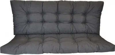 Produktbild von Polstr na zahradní houpačku 130 cm - látka tmavě šedý melír