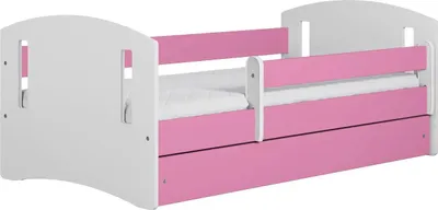 Zdjęcie produktu dla Łóżko dziecięce CLASSIC 2 180x80 różowe