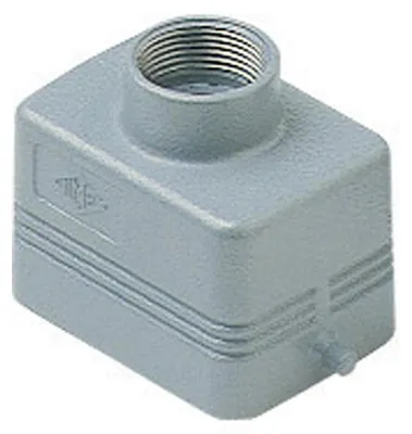 Produktbild von "Ilme MH-44.27 Tüllengehäuse niedrig, 1xM25 gerader Kabelabgang, für 1 Bügel (am Unterteil) Verschraubung M25 Klemmbereich 9,0mm - 17,0mm"