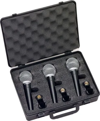 Image de Samson R21 - Jeu de 3 microphones dynamiques