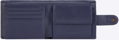 Produktbild von Wittchen Herren-Ledergeldbörse, schlicht, marineblau, Naturleder