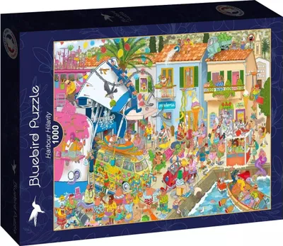 Zdjęcie produktu dla Układanka Bluebird Harbour Hilarity - 1000 elementów puzzli do zabawy