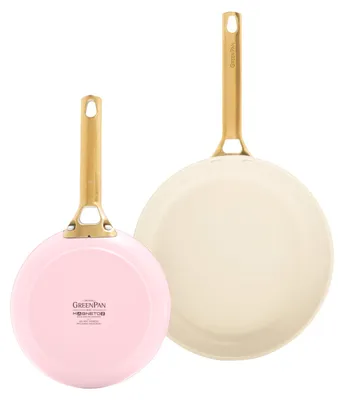 Produktbild von GreenPan CC008482-001, Frittierset, Grün, Pink, Aluminium, Keramik, Gold, Edelstahl