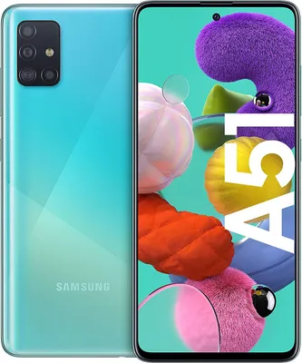 Produktbild von Samsung Galaxy A51 SM-A515F/DSN, 16,5 cm (6.5"), 4 GB, 128 GB, 48 MP, Android 10, Blau