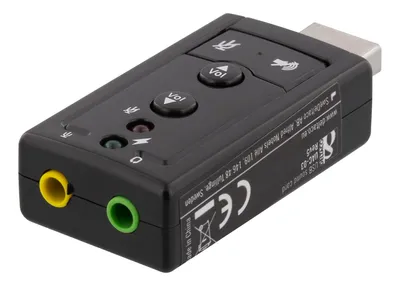 Obrázek produktu pro Deltaco UAC-03, 2.0 kanály/kanálů, USB