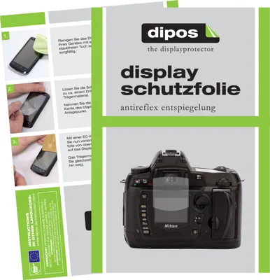 Produktbild von 2x Schutzfolie für Nikon D70 matt Displayschutzfolie Folie Display Schutz dipos