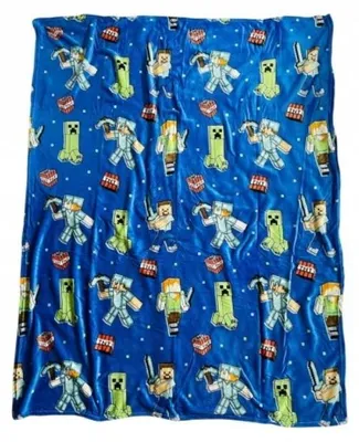 Produktbild von Carbotex MINECRAFT Kinder Fleece-Decke 130x160 cm