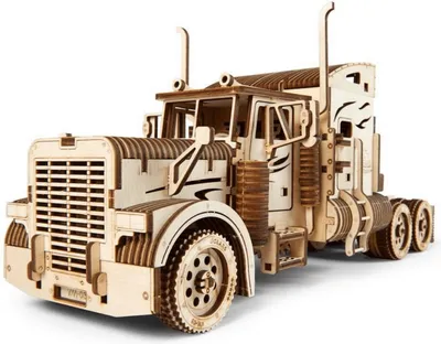 Image de Ugears 3D Puzzle mécanique en bois VM-03 Heavy Boy Tractor