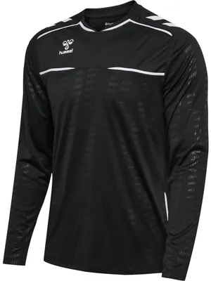 Zdjęcie produktu dla Koszulka Hummel Hmlreferee z długim rękawem – czarna, rozmiar: 3XL