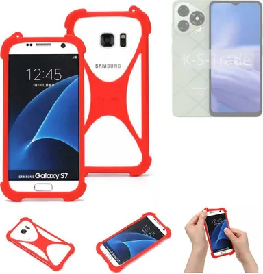 Produktbild von K-S-Trade Handy-Hülle kompatibel mit Ulefone Note 19 Schutz-Hülle Bumper Silikon Schutz Hülle Cover Case Silikoncase Silikonbumper TPU Softcase