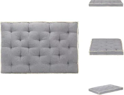 Produktbild von vidaXL Palettensofa-Kissen Anthrazit 120x80x10 cm - Sitzpolster