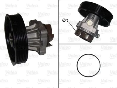 Produktbild von VALEO Kühlmittelpumpe Wasserpumpe für OPEL Corsa D Schrägheck (S07) 506716