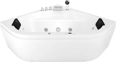 Produktbild von Whirlpool Pool Badewanne Eckwanne Wanne W20H-SC 140x140cm aktive Schlauch-Reinigung