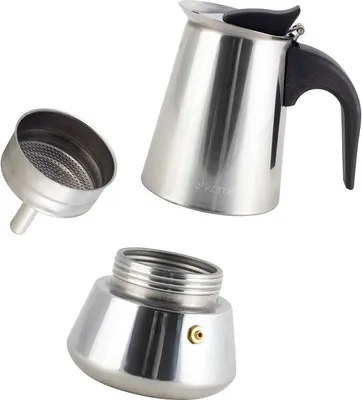Immagine prodotto di Macchina da caffè da 200 ml in acciaio inossidabile KAMILLE KM-0550