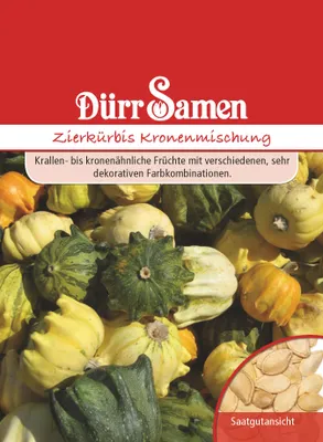 Produktbild von Zierkürbis Kronenmischung | Zierkürbissamen von Dürr Samen
