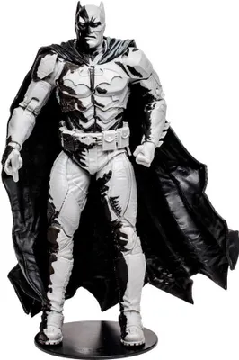 Produktbild von McFarlane Toys - DC Direct Actionfigur & Comic Black Adam Batman Line Art Variant (Gold Label) (SDCC) 18 cm