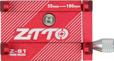 Produktbild von Rot Alu Fahrrad Handyhalterung 360° Drehbar Smartphone Halterung Motorrad Fahrrad Lenker Handy Halterung