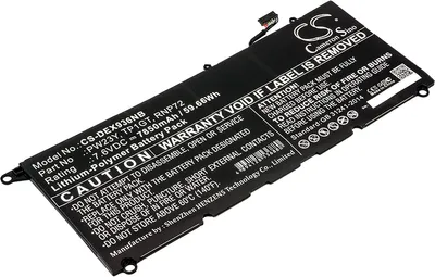 Obrázek produktu pro TECHTEK Baterie do notebooků kompatibilní s [Dell] XPS 13 9360, XPS 13 9360-D1605G, XPS 13 I7-7650U, XPS 13-9360-D1505, XPS 13-9360-D1505G, XPS 13-