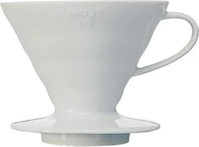 Zdjęcie produktu dla Hario V60, Dripper, Biały, Ceramika, 1 szt.