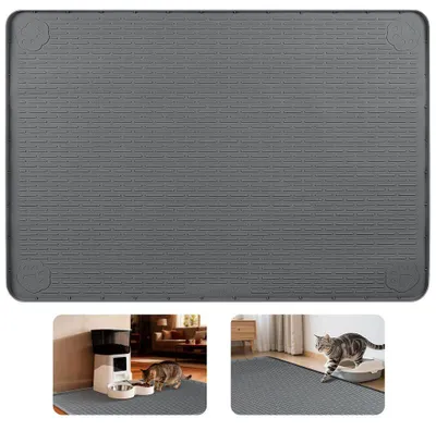 Productafbeelding van Siliconen Voedermat voor Katten Antislip 86 x 56 cm