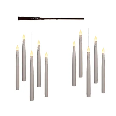 Produktbild von Schwimmende LED-Kerzen - 10x Stuck - weis - 15 cm - Zauberstab - Fernsteuerung