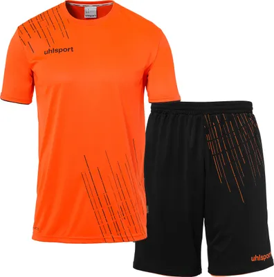 Produktbild von uhlsport Score 26 Set (Trikot+Shorts) Herren 131 - fluo orange/schwarz 3XL