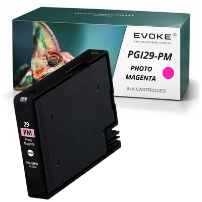 Produktbild von Evoke-Patronen, kompatibel mit dem Canon-Drucker PGI-29 PGI29 4877B001, Magenta (Foto), 38 ml, kompatibel mit dem Pixma Pro-1