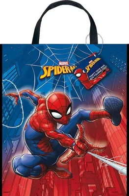 Obrázek produktu pro Párty dárková taška SPIDERMAN - plastová 28 x 33,5 cm