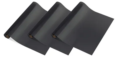Produktbild von WENKO Anti-Rutsch-Matte rutschfeste Unterlage Schublade Küche zuschneidbar Schutzmatte 3er Set zuschneidbar 150x50 cm schwarz EVA Kunststoff
