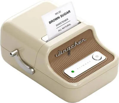 Produktbild von NIIMBOT B21 weiß Etikettendrucker