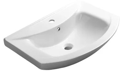 Produktbild von Aqualine ZERO Keramik-Waschtisch 65x46cm, weiß