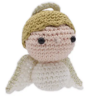 Produktbild von Hardicraft Häkelset Weihnachtsengel - Mini Amigurumi Baumwolle