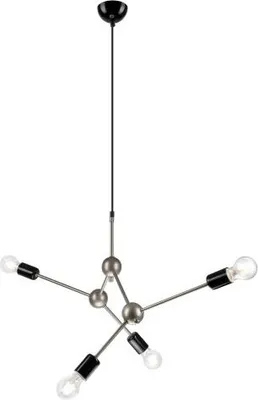 Obrázek produktu pro Moderní závěsné světlo kovové 4 světla velké stylové ASHLYNN obývací pokoj jídelna závěsná lampa