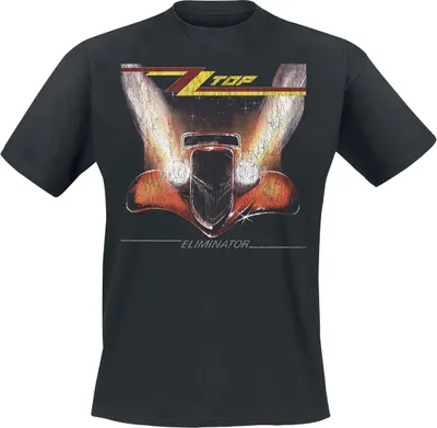Produktbild von ZZ Top T-Shirt Herren Eliminator schwarz Band-Merch, Bands 100% Baumwolle L